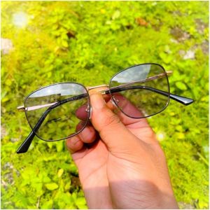 Photochromic Anti Radiation Eye Glasses for Women Men Korean Eyeglasses Eye Protection