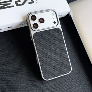 Luxury Frosted For Magsafe Bumper Phone Case For iPhone 17 Air 16 15 14 13 12 Pro Max Shockproof Leather Texture Magnetic Cover
