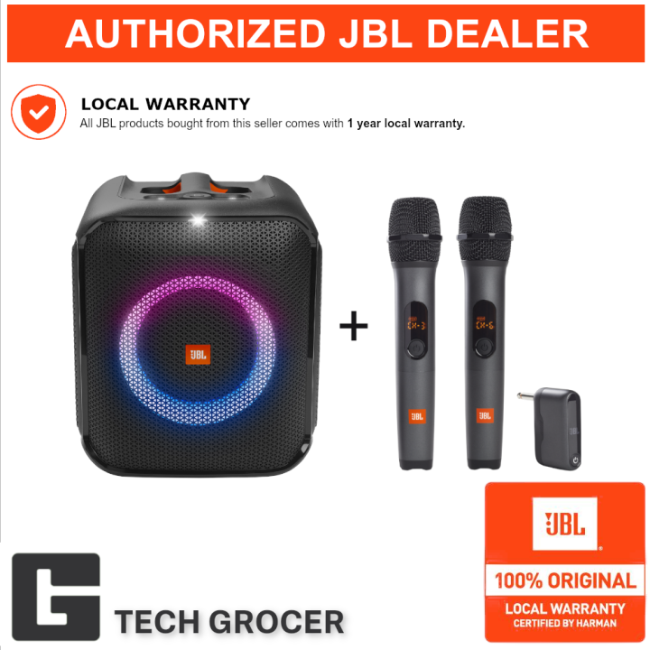 JBL Partybox Encore Essential Portable Party Speaker with JBL 2X Wireless  Microphone Lazada PH