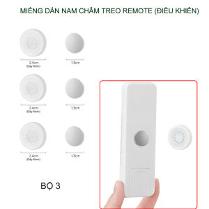 Miếng dán nam châm treo remote – điều khiển đa năng (bộ 2-3-4 tùy chọn)