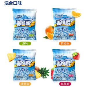 康雅酷冰粉粉40gx10袋冰粉白凉粉果冻粉烧仙草粉 KangYaKu Konyaku Cold Jelly Ice Jelly Powder Plain (40g)