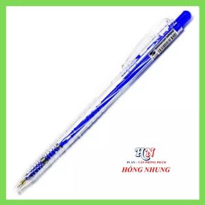 2 Cây Bút Bi Thiên Long Flexoffice F0-03 Màu Xanh Đầu Bút Cao Cấp 0.5mm Viết Trơn Êm Mực Ra Đều
