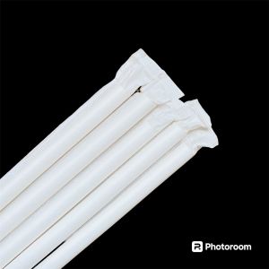 100 Ống Hút Nhựa Sinh Học Phi 12 x 200mm Bọc Màng Để Uống Trà Sữa Chân Châu Thức Uống Có Thạch Topping