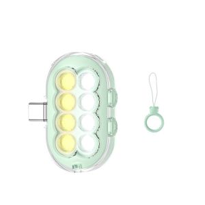 LUQIU Dual-Side Lighting Dopamine LED Selfie Fill Light Dopamine Plug-and-Play Phone Fill Light Type-C Powered Pocket Light For Selfie