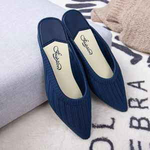 Free Shipping New Spring And Summer Slip-On Sandals For Women Featuring A Wedge Heel And A Closed-Toe Design Perfect For Casual Outdoor Wear