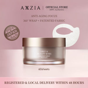 【Official Genuine · Local Stock】AXXZIA Beauty Eyes 4D Essence Sheet Premium+ 60 Sheets MADE IN JAPAN Anti-Aging Hydrating Smooth