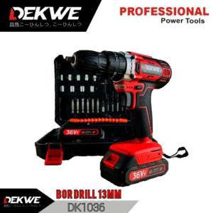 DK1036 CORDLESS DRILL SET 3/8" (10MM) 36V LITHIUM 2 BATERAI 35N.M 0-350/1750/MIN