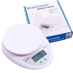 Cân tiểu ly điện tử mini nhà bếp Kitche Scale Cân điện tử mini độ chính xác cao định lượng 0.1Gr đến 5000Gr Tặng kèm 2 pin AAA