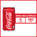 Coca-Cola Original Taste Mini Can 6 x 180mL. 