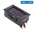 TC001 เครื่องวัดอุณหภูมิ เทอร์โมมิเตอร์ 0.56” LED 12V Thermometer Temperature meter (-50°C-110°C). 