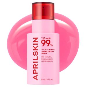 APRILSKIN TXA Niacinamide Toning Shot Serum Brightening Facial Serum with TXA & Niacinamide - Pore Care 1.01 fl. oz.