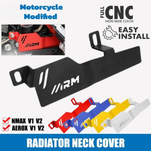 Aerox Radiator Neck Cover AV2 Motorcycle ARM Full CNC for Nmax Aerox V1&v2 Made In Indonesia