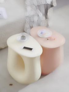 UrbanSpace SG- Nordic Designer Side Table Influencer Sofa Bedside Table Round Small Coffee Table Lonely Style Cream Style Cafe Side Table