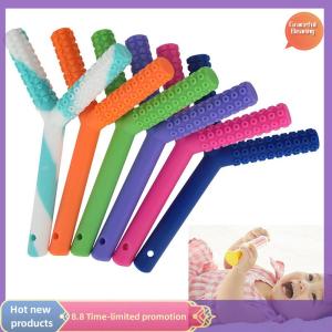 Graceful Kids Chewing Tube Y-Shape Chewy Teether Baby Oral Motor Chew Tools Tuxtured Auti