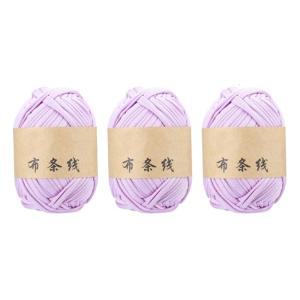 สายด้ายทอผ้ายืดได้3ม้วนสายโพลีเอสเตอร์32.8หลาต่อม้วนสำหรับกระเป๋าถือโครงการถักเปีย