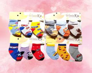 Kaos kaki bayi Winteku untuk usia 0-12 bulan 3 in 1