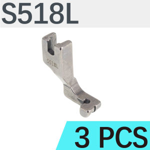 5/3/1 Pcs S518L Invisible Zipper Presser Foot Concealed Zipper Foot for Industrial Sewing Machine