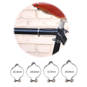 ตัวจัดดิสก์เบรคจักรยานแบบหนีบสายเบรควินเทจที่หนีบหลอดหยุด25.4/28.6/31.8/34.9มม. เหล็ก