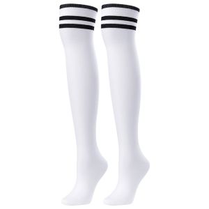 Long Over Knee Golf Stocking for Ladies Elastic Soft Sport Legging Comfortable Summer Slim Socks Girls Tennis Stocking Breathable Sportswear