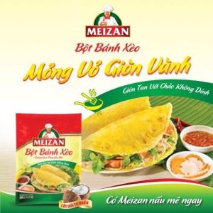 Nui Bột bánh xèo bột mì bột năng bột chiên giòn Meizan