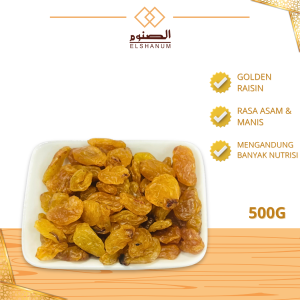 Kismis Golden Raisin 500g / Rasa asam manis - Kismis Arab - SHABANI STORE