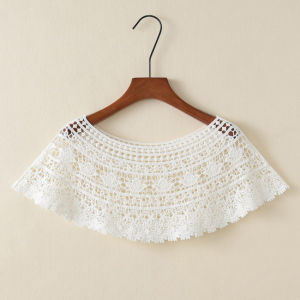Fake Collar Renda Korean Style Lace Collar Kerah Baju Palsu Wanita Kerah Baju Renda Instan Collar Detachable Aksesoris Pengantin Bolero Pesta Pengantin Lace Brokat