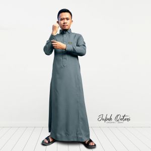 DeJubah - GAMIS PRIA MANSET QATARI: Jubah Pria Dewasa 2024 / Gamis Pria Dewasa Terbaru 2024
