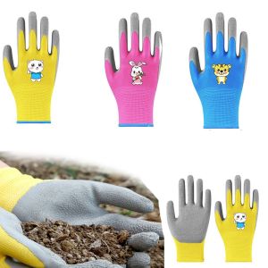 NOVAWEAR Non-Slip Kid Gardening Gloves Waterproof Breathable Garden Work Gloves Portable Collect Seashells Children Protective Glove Home