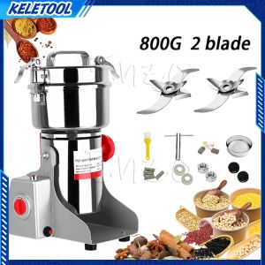 Home Electric Dry Food Grinder Multifunctional Mill for Coffee Beans Spices Cereals and Grain