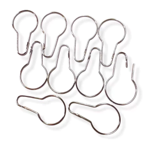 50/100PCS Metal Gourd Type Hook C Ring Hook Universal Curtain Hook Bathroom Buckle Practical Hanger