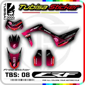 Sticker Striping Decal CRF 150 L - Stiker Striping Variasi Motor CRF 150 L. TBS.08