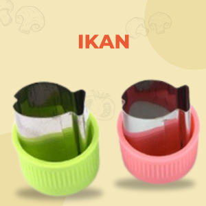 Cetakan Pemotong Sayur Buah Bahan Stainless Steel Alat Cetak Serbaguna