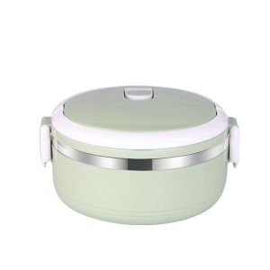 HomiesTrends Multi-layer Heat Preservation Leakproof Stainless Steel Bento Lunch Box w/ Handle For Adults or Kids