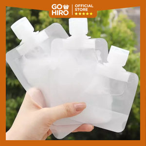 Plastik Traveling Pouch Matte Storage Organizer Bag Tas travel / U-Living Travel Botol Refill Tempat