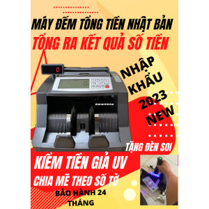 Máy đếm tiền hoshico 4700C máy đêm tổng tiền mini phát hiện tiền giả UV japan 2026