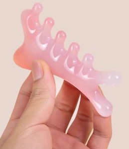 Four-in-One Comb & Scalp Massage Tool - Meridian Therapy Comb with Face Eye & Nose Scraper - Head Relaxation & Beauty Care Tool - Ship out within 2days