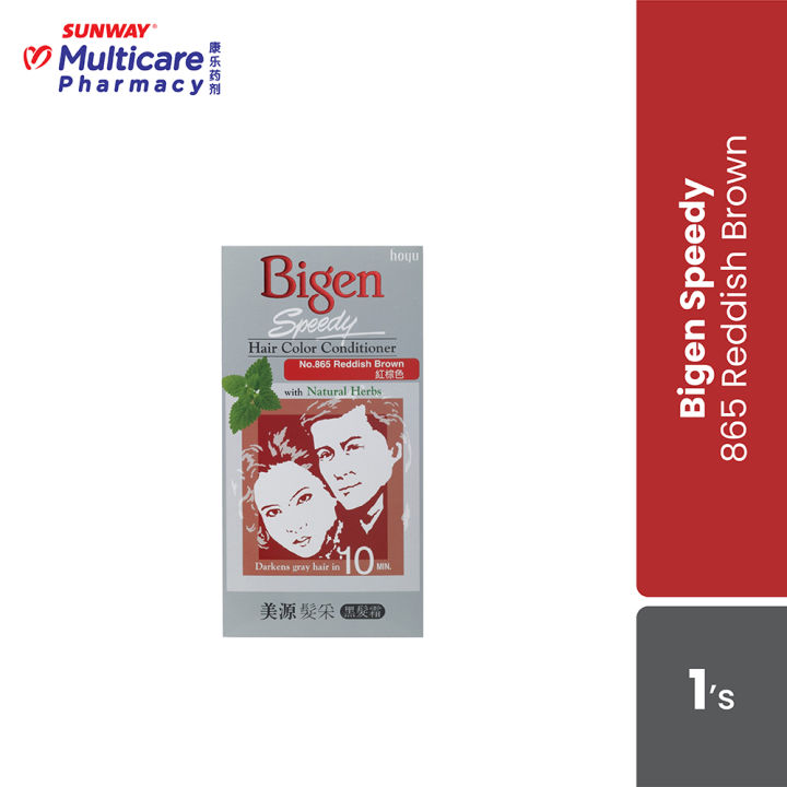 Bigen Speedy Hair Color Conditioner Reddish Brown Lazada 3594