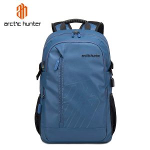ARCTIC HUNTER B00387 Fashion Men Backpacks 15.6inch USB Charging Laptop Male Mochila College School Backpack for Boys