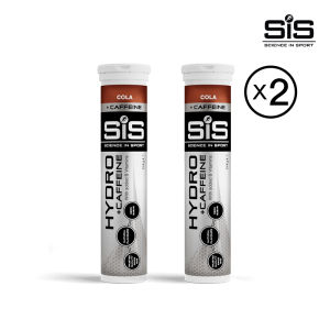 Science In Sport SIS GO Hydro Electrolyte +Caffeine Tablets 2 x 20 TabsVegan & Gluten-Free with Sodium Calcium Potassium & Magnesium for Balanced Electrolyte Levels