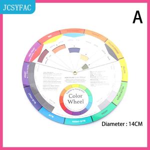 JCSYFAC Bảng hướng dẫn biểu đồ mực bánh xe trộn màu thiết kế thẻ giấy chuyên nghiệp