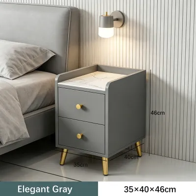 Magic Home Nordic Minimalist Bedside Table Narrow Storage Cabinet With Drawers For Bedroom Sofa Side