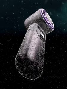 ลินเจน พัดลมพกพาพับได้ 100 ความเร็ว การทำความเย็นความเร็วสูง จอแสดงผลดิจิตอลอัจฉริยะ พัดลมมือถือแบบบีบเย็น