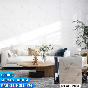 Wallpaper Matble Roll TEBAL Backdrop big sze Sticker Dinding 60cm x 3m x 2.5mm Motif Vinyl Marble High Quality