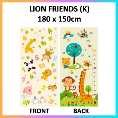 180x150cm Baby Playmat Baby Carpet Floor Mats Play Mat Large Foldable Waterproof Playmats