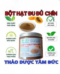 hũ 100g bột hạt đu đủ nguyên chất