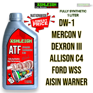 Ashleigh 1Liter ATF Automatic Transmission Fluid Power Steering DW-1 MERCON DEXRON FORD ALLISON AISIN fully Synthetic m1ii