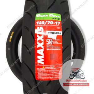 Ban Maxxis MA G1 Green Devil 120/70 Ring 17 Free Pentil