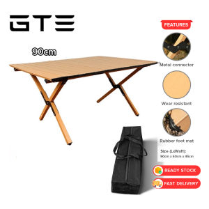 GTE 90CM/120CM Carbon Steel Alloy Table Outdoor Ultra Light Camping Folding Dining Table - Fulfilled by GTE SHOP