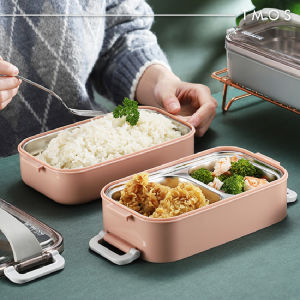 TMOS Bento Thermal Lunch Box Food Storage 304 Stainless Steel Tiffin Food Container Carrier Bekas Makanan Tahan Panas Picnic Office School Student 保溫飯盒 不銹鋼