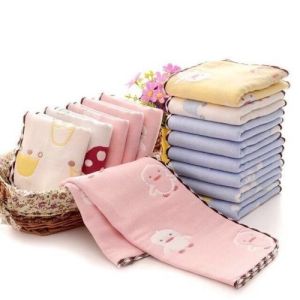Khăn tắm sợi tre 4 lớp bo viền cho bé khăn tắm cho trẻ kích thước 80 x90cm chất liệu sợi tre